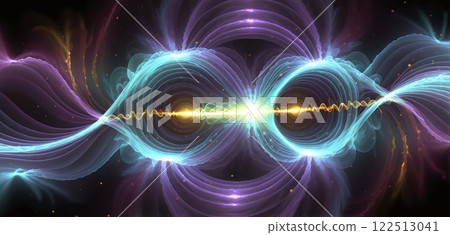 Visualization of propagating colored electromagnetic waves 122513041