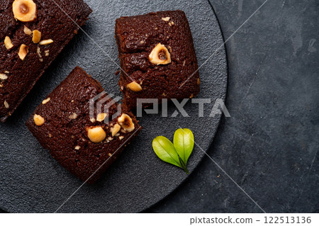 Delicious brownies with an adult image 122513136