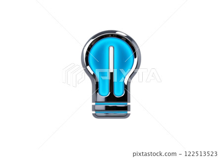 Lighting Icon futuristic lightbulb innovative on transparency background PNG  122513523