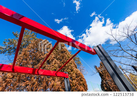 公園健身器材：牆梯 122513738