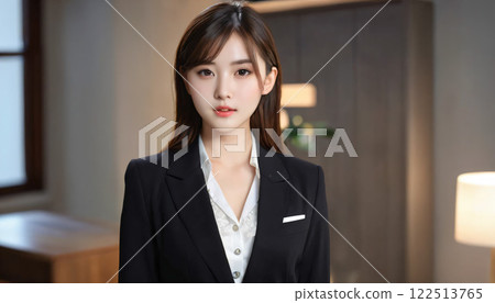 Young hotel woman 122513765