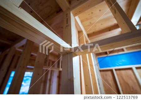 木製兩層房屋的結構 122513769