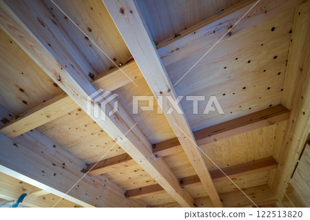 Structure of a wooden two-story house Structure of a wooden two-story house 122513820