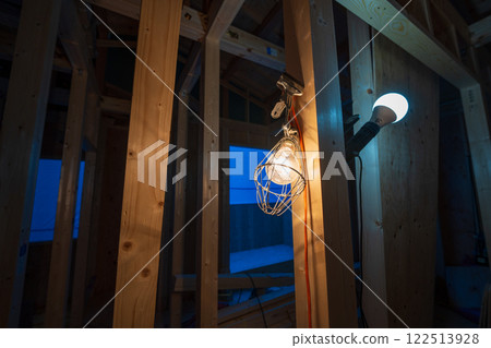 Structure of a wooden two-story house Structure of a wooden two-story house 122513928