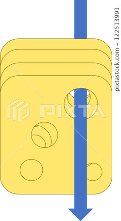 瑞士起司模型圖文素材插畫 瑞士起司模型圖文素材插畫 122513991