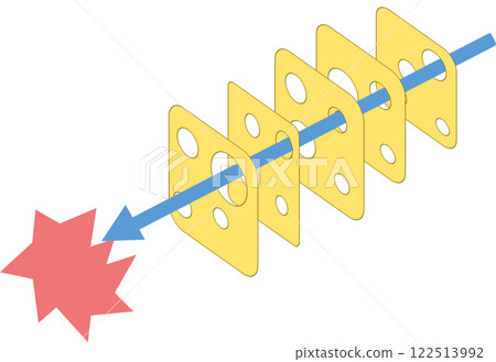 瑞士起司模型圖文素材插畫 瑞士起司模型圖文素材插畫 122513992