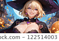 A woman who has a Halloween party 122514003