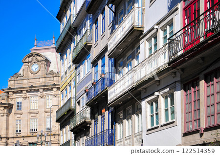 The beautiful historic center of Porto, Portugal's second largest city 122514359