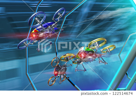 Image of a drone race Image of a drone race 122514674