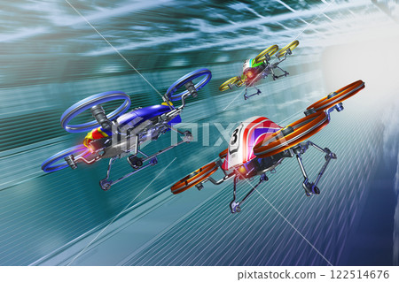 Image of a drone race Image of a drone race 122514676