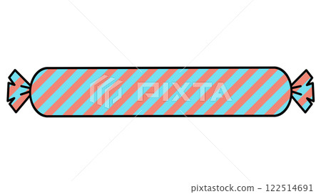Candy ticker base stripe (red blue) 122514691