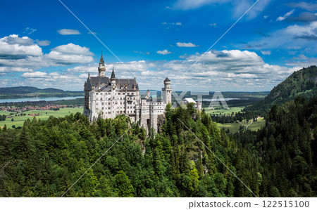 Neuschwanstein Castle Bavarian Alps Germany Neuschwanstein Castle Bavarian Alps Germany 122515100