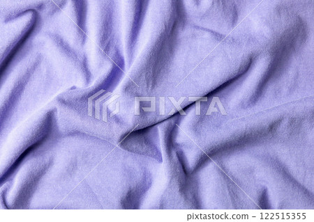 Textile background soft and crumpled purple cotton jersey Textile background soft and crumpled purple cotton jersey 122515355