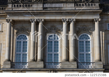 Royal Danish Palace Amalienborg. Royal residence in Copenhagen, Denmark Royal Danish Palace Amalienborg. Royal residence in Copenhagen, Denmark 122515386