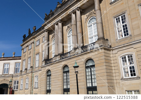 Royal Danish Palace Amalienborg. Royal residence in Copenhagen, Denmark Royal Danish Palace Amalienborg. Royal residence in Copenhagen, Denmark 122515388