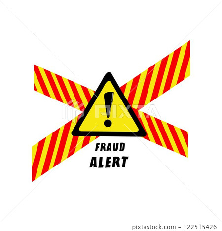 Fraud Scam Alert Warning Sign Fraud Scam Alert Warning Sign 122515426
