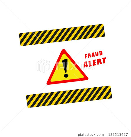 Fraud Scam Alert Warning Sign Fraud Scam Alert Warning Sign 122515427