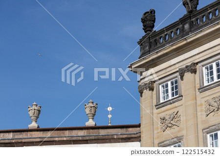 Royal Danish Palace Amalienborg. Royal residence in Copenhagen, Denmark Royal Danish Palace Amalienborg. Royal residence in Copenhagen, Denmark 122515432