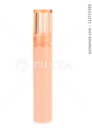 Cosmetic bottles lipstick isolated on white background 122515488