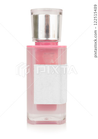 Cosmetic bottles lipstick isolated on white background Cosmetic bottles lipstick isolated on white background 122515489