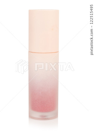 Cosmetic bottles lipstick isolated on white background Cosmetic bottles lipstick isolated on white background 122515495