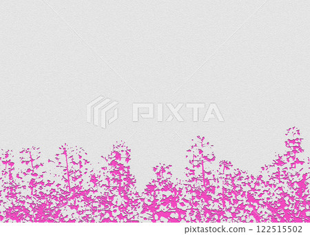 Abstract pink floral silhouette on a light background Abstract pink floral silhouette on a light background 122515502