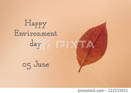 The leaf is the main focus of the image 122515652