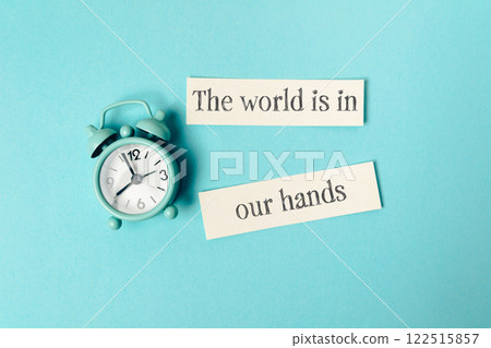 Clock with the hands on the number 3 and 9 122515857