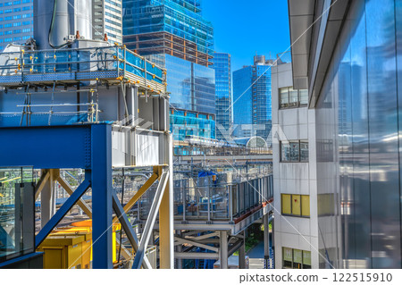Urban scenery of Minato Ward, Tokyo Hamamatsucho Station Urban scenery of Minato Ward, Tokyo Hamamatsucho Station 122515910
