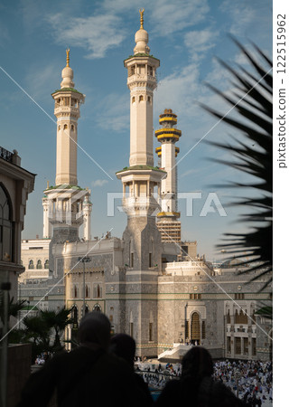 Minarets of Masjid al-Haram in Mecca, Saudi Arabia Sacred Islamic Architecture 122515962