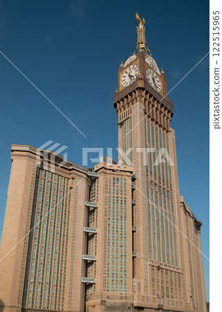 Abraj Al Bait Clock Tower in Mecca, Saudi Arabia Iconic Islamic Landmark Abraj Al Bait Clock Tower in Mecca, Saudi Arabia Iconic Islamic Landmark 122515965