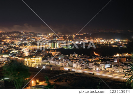 Abha City at Night A Stunning Skyline of Lights Abha City at Night A Stunning Skyline of Lights 122515974