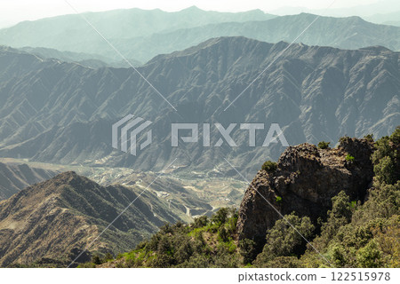 Breathtaking Mountain Landscape of Abha, Saudi Arabia 122515978
