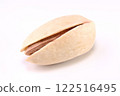 Pistachio, 1 piece, thin skin, brown, close-up 122516495
