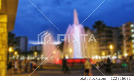 Fireworks festival theme creative abstract blur background with bokeh effect 122516681