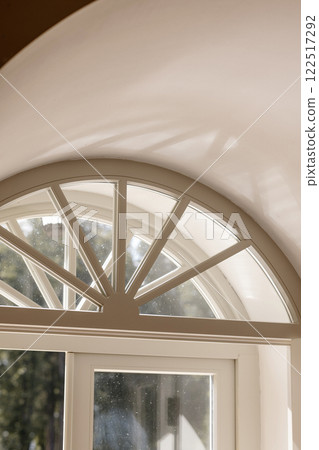 Vintage Arched Window in Historic Estate Vintage Arched Window in Historic Estate 122517292