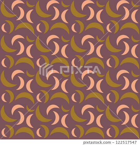 新月形圓點圖案_棕色 122517547