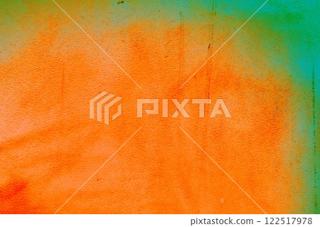 Old painted metal sheet, grunge texture, changed colors, background in soothing colors. 122517978