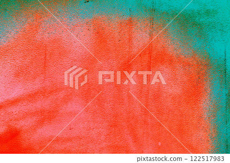 Old painted metal sheet, grunge texture, changed colors, background in soothing colors. Old painted metal sheet, grunge texture, changed colors, background in soothing colors. 122517983