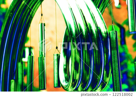shiny steel pipes, stainless steel, chrome silver pipes abstract background, changed color scheme. 122518002