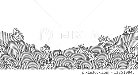 波浪在波浪上奔跑 122519943