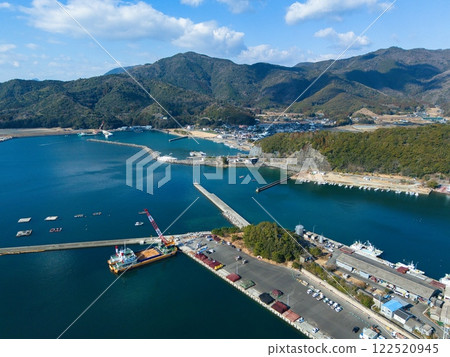 Aerial view of Kitaura, Nobeoka City, Miyazaki Prefecture 122520945