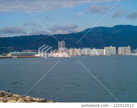 Lakeside view from Nagisa Park, Shiga Prefecture Lakeside view from Nagisa Park, Shiga Prefecture 122522012