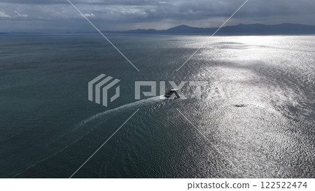 【從空中俯瞰長崎島原半島】口之津港 【從空中俯瞰長崎島原半島】口之津港 122522474