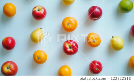 Fresh and colorful fruits 122522518