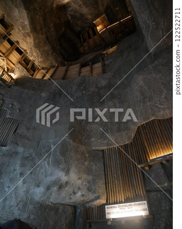 Stairwell in the Wieliczka Salt Mine (Poland) 122522711