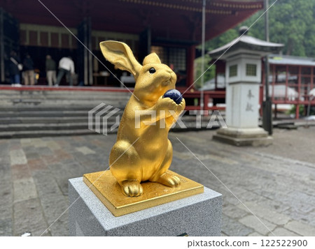 日光二荒山神社的金兔子 日光二荒山神社的金兔子 122522900