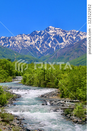 Matsukawa River and the Northern Alps (Hakuba Village, Nagano Prefecture) Matsukawa River and the Northern Alps (Hakuba Village, Nagano Prefecture) 122522952