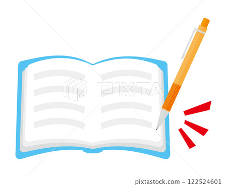 Simple illustration of a mechanical pencil - Writing utensils Simple illustration of a mechanical pencil - Writing utensils 122524601