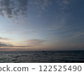 Sunset over the sea 122525490